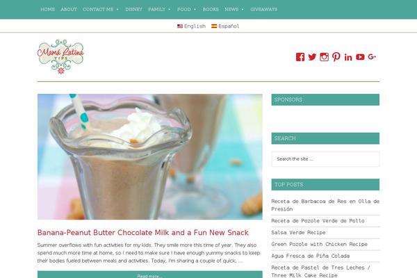 GeneratePress theme site design template sample
