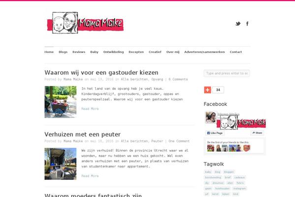 Clarity theme site design template sample
