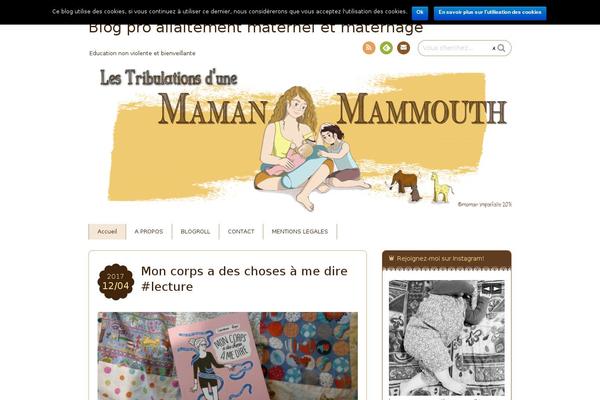 maman-mammouth.com site used Chocolat