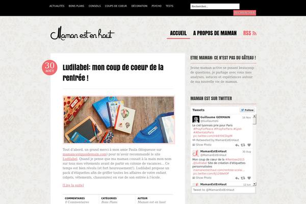 Bueno theme site design template sample