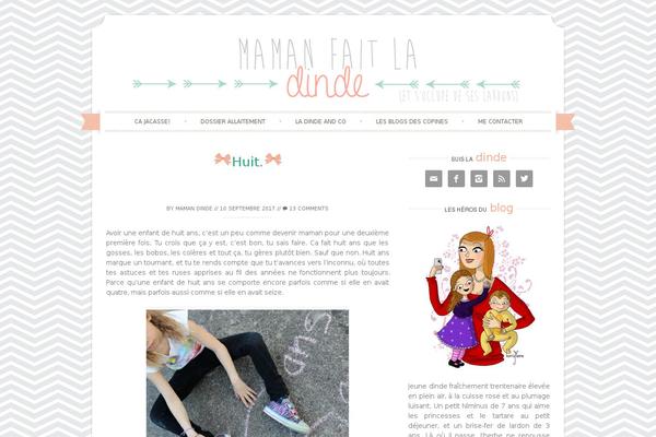 Sugar and Spice theme site design template sample