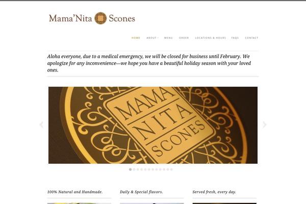 The Cotton theme site design template sample