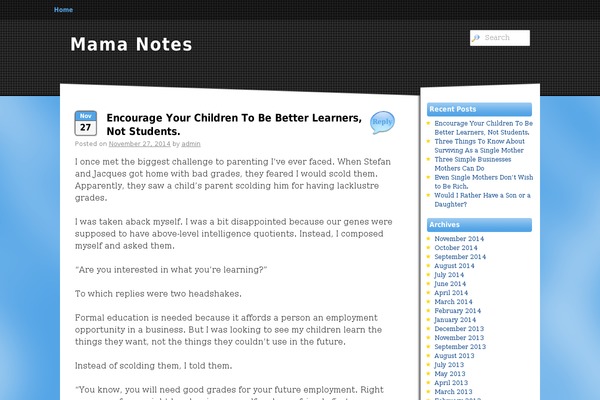 Sonar theme site design template sample