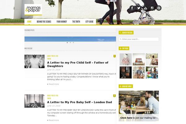 mamasandpapasblog.com site used Newsroom14