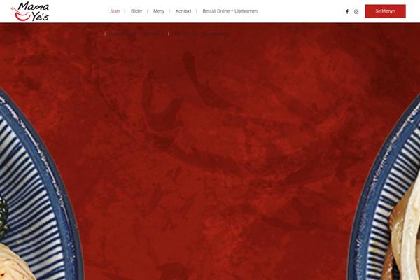 Site using Qode-restaurant plugin