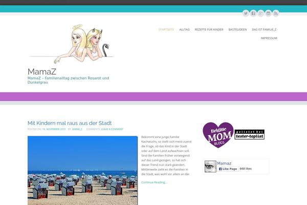 MesoColumn theme site design template sample