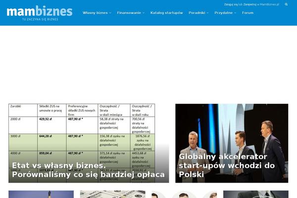 TechMag theme site design template sample