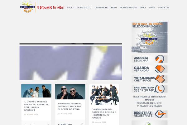 Onair2 theme site design template sample