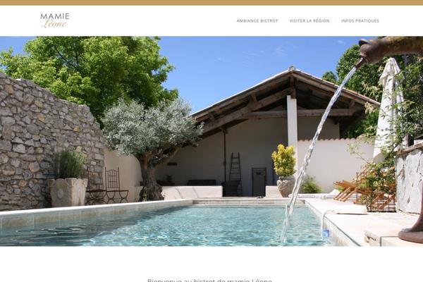 NUVO theme site design template sample