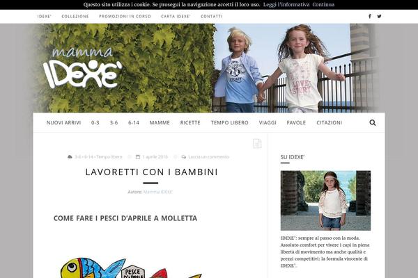 Sinensis theme site design template sample