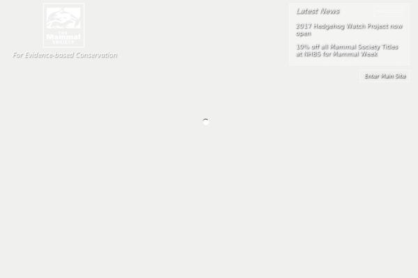 mammal.org.uk site used Fdm-theme3.0.3