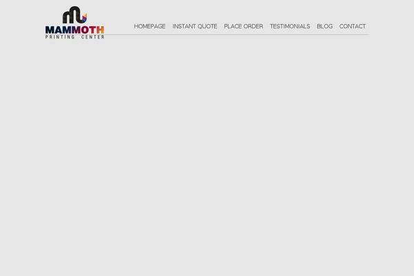 mammothprintingcenter.com site used Minimum