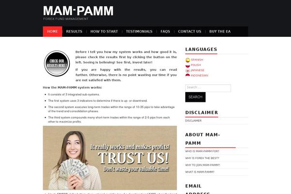 Hiero theme site design template sample