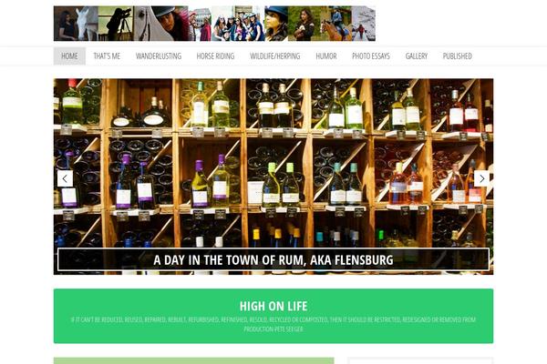 Blueblog theme site design template sample