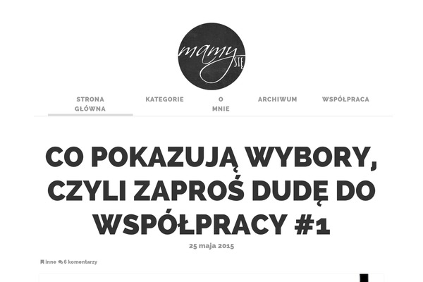 mamysie.pl site used Mamysie