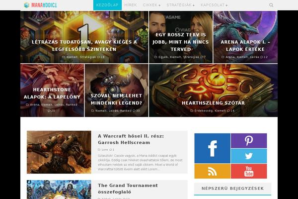 Valenti theme site design template sample