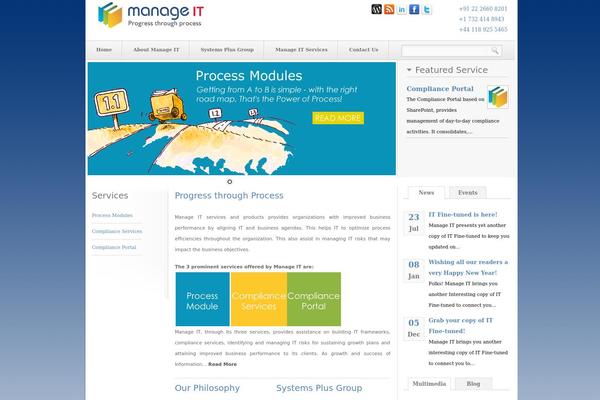 Showcase theme site design template sample