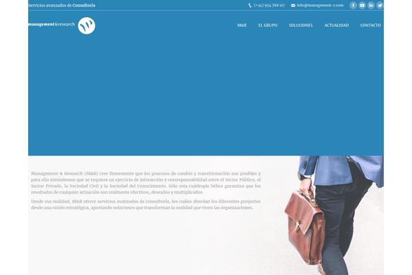 Myr theme site design template sample