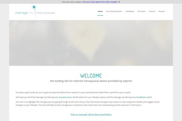 Site using Implied Cookie Consent plugin