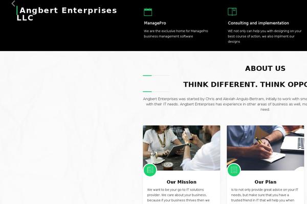 Site using Section Page plugin