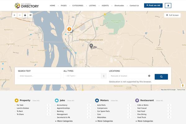 Directory-theme theme site design template sample