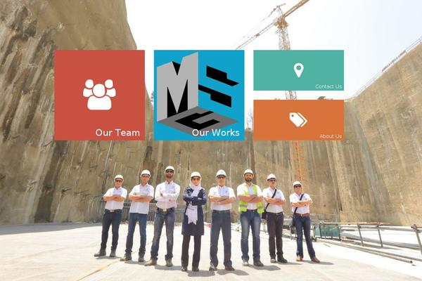 Metrika theme site design template sample