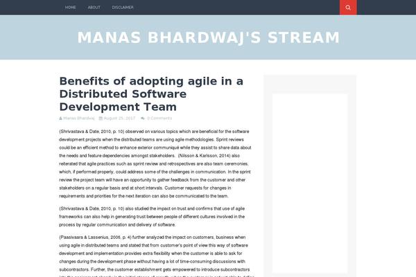 manasbhardwaj.net site used Author