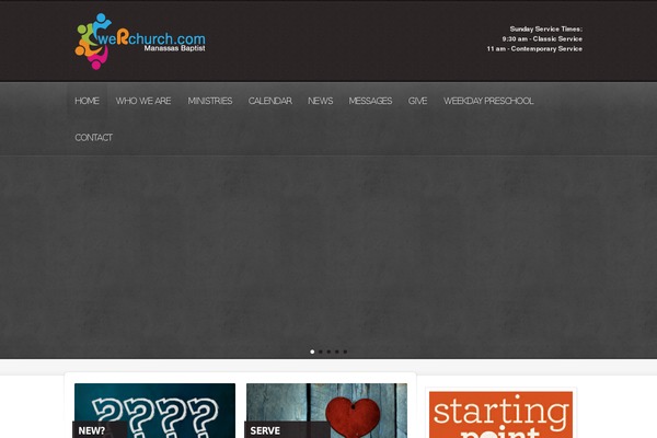 Churchope theme site design template sample