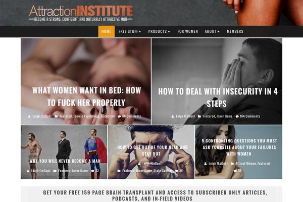 Valenti theme site design template sample