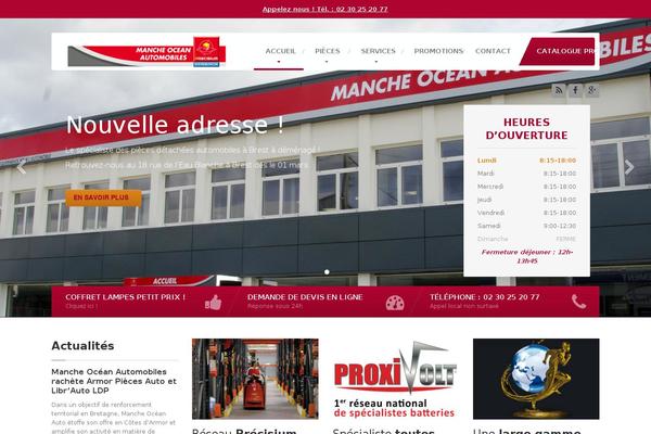 CarPress theme site design template sample