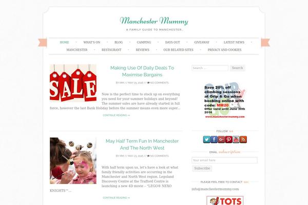 Sugar and Spice theme site design template sample