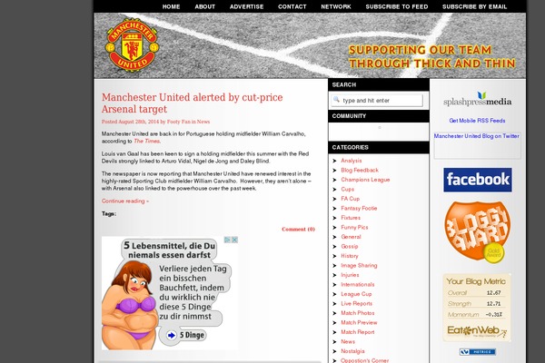 manchesterunited-blog.com site used Manutd
