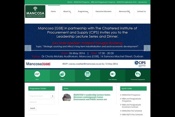 ParkCollege theme site design template sample