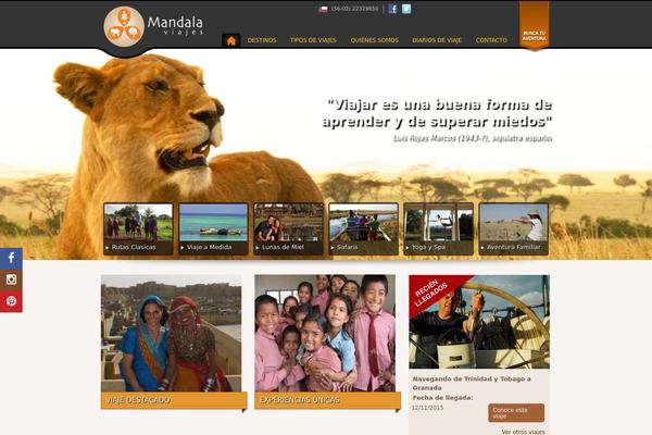 mandalaviajes.cl site used Mandala