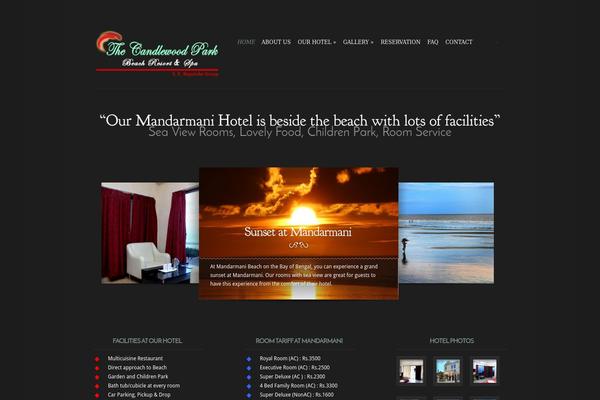 Modest theme site design template sample