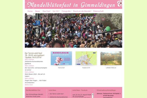mandelbluetenfest.de site used Workspace