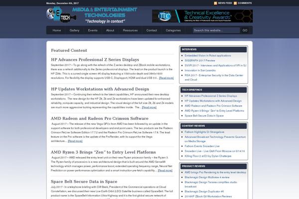 WordPress website example screenshot