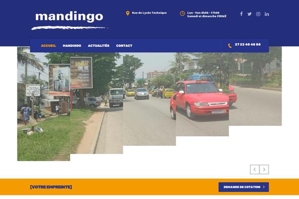 Consulting theme site design template sample