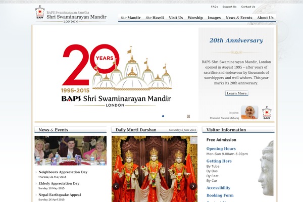mandir.org site used Baps