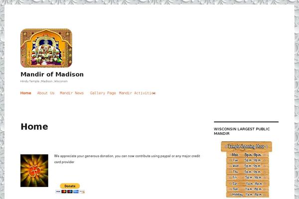 Site using SP Header image slider plugin