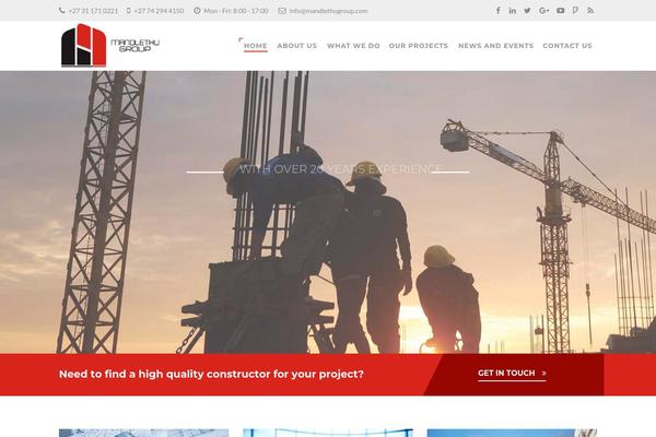 Structure theme site design template sample