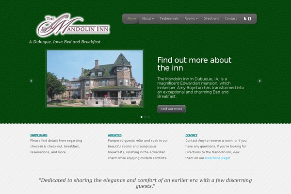 Feather theme site design template sample