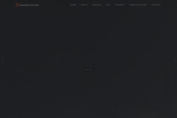 North theme site design template sample