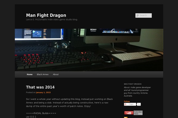 Twenty Eleven theme site design template sample