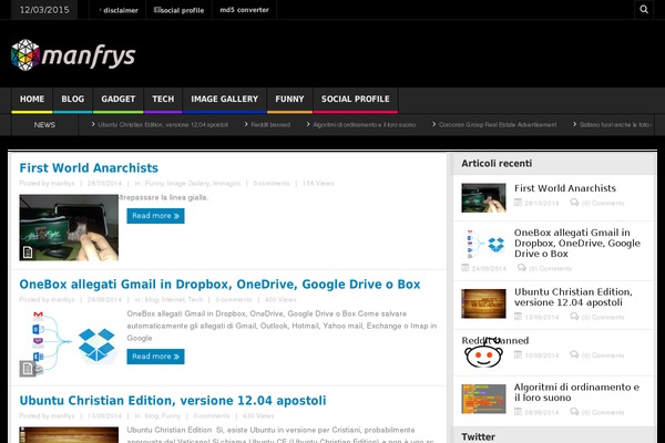 Site using Awesome-gallery plugin