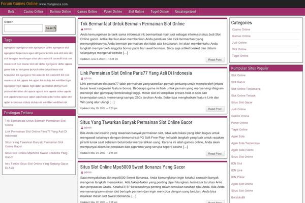 Frontier theme site design template sample