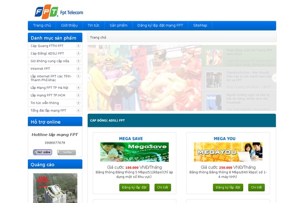 mangfpt.com.vn site used Fpt