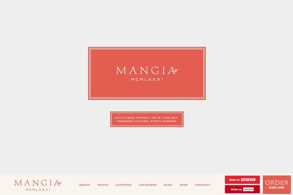mangia theme websites examples