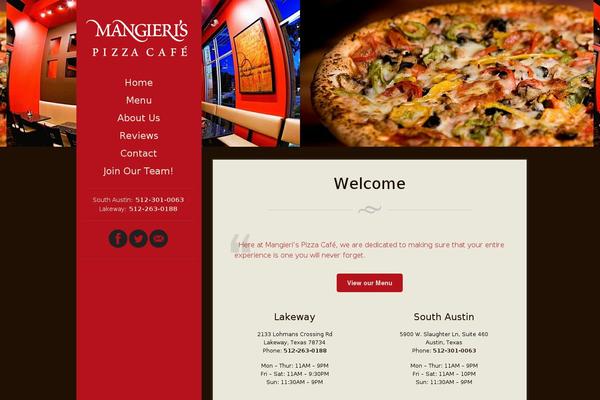 Eatery theme site design template sample