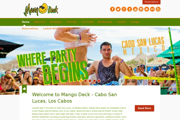 Dine & Drink theme site design template sample